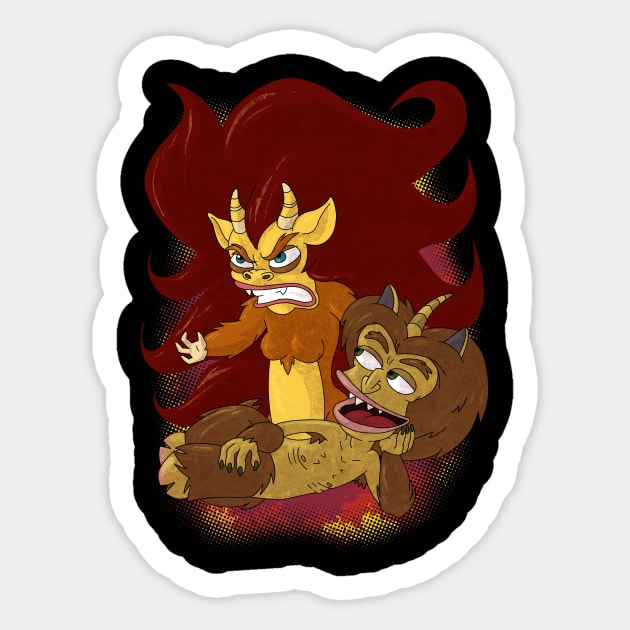 Big Mouth Sticker by Thai_Lu